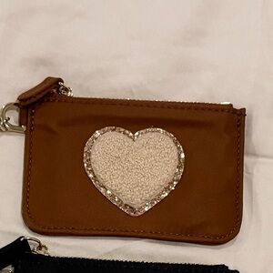 Stoney Clover Lane Chocolate Zipper Wallet